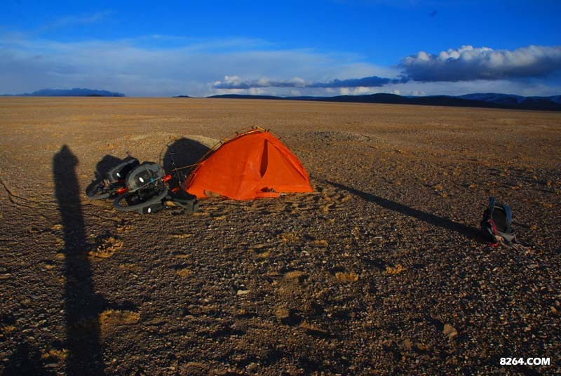 终于找到曾经的羌塘，金色的黄昏，暖冷色调相间